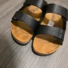 Sandalen, Größe 43, Schuh OKAY, schwarz