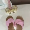 Sandalen met licht roze band