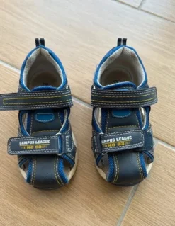 Sandalen mit Klettverschluss blau marineblau Gr. 23 Bobbi Shoes guter Zustand!