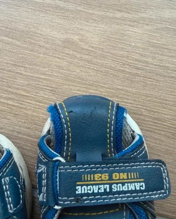 Sandalen mit Klettverschluss blau marineblau Gr. 23 Bobbi Shoes guter Zustand!