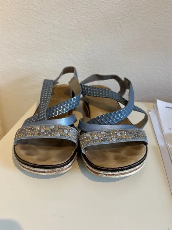 Sandalen Rieker 41 blau