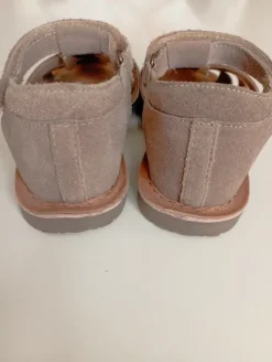 Sandales cuir taupe 27