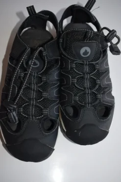 sandales noires homme