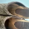 Sanita Clogs 39 Blümchen braun
