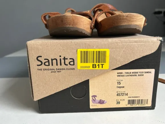 Sanita klompsandaal maat 39