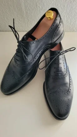 Scarosso Full Brogue Oxfords schwarz Gr. 44