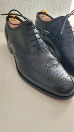 Scarosso Full Brogue Oxfords schwarz Gr. 44