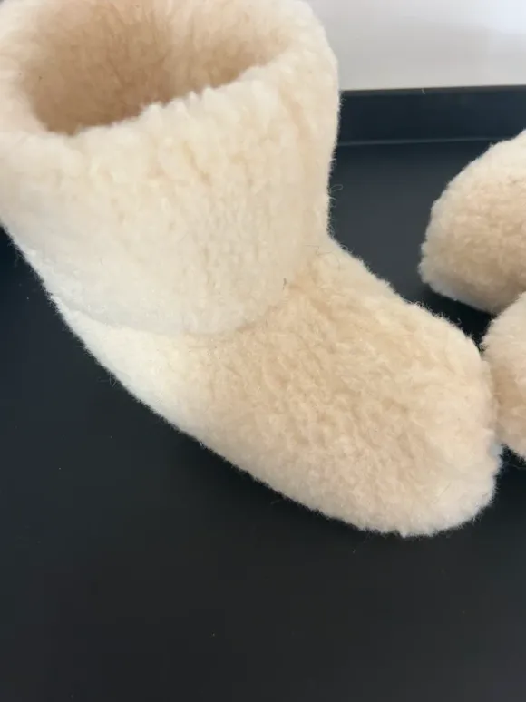 Schapenwollen pantoffels