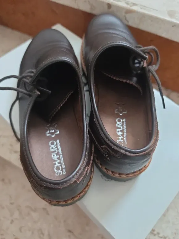 Schapuro echt Leder Haferlschuhe Trachtenschuhe 39 dunkelbraun