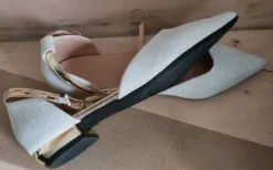 Schicke, flache Damen Spangenschuhe