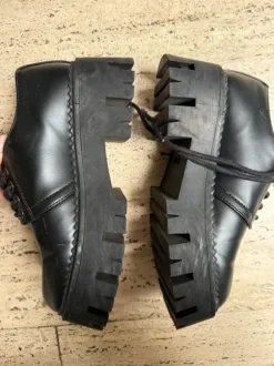 Schnürschuhe Plateu Schnürer Loafer
