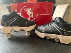 Schoenen met wieltjes met led licht