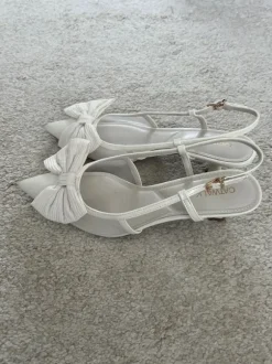 Schuhe Sandalen Brautschuhe Pumps mit Schleife