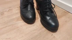 Schwarze Absatzschuhe Größe 38