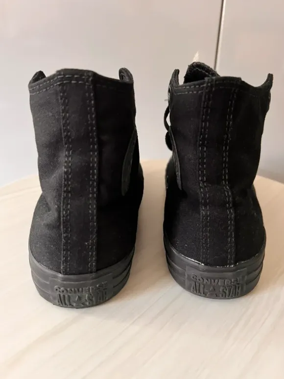Schwarze Converse Sneaker, Chucks in Größe 41