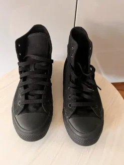 Schwarze Converse Sneaker, Chucks in Größe 41