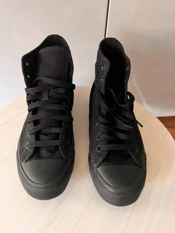 Schwarze Converse Sneaker, Chucks in Größe 41
