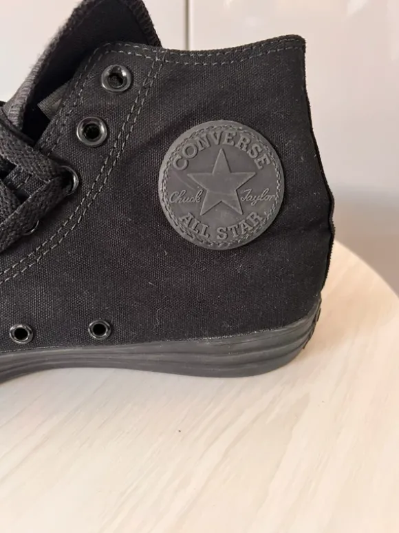 Schwarze Converse Sneaker, Chucks in Größe 41