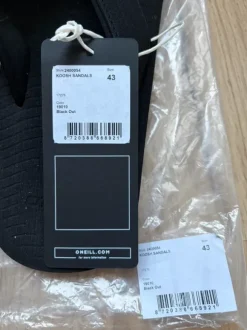 Schwarze Flip Flops O‘Neill Gr.43