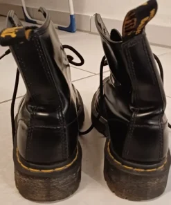 Schwarze, halbhohe Dr.Martens