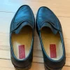 Schwarze Halbschuhe Herren Leder 41