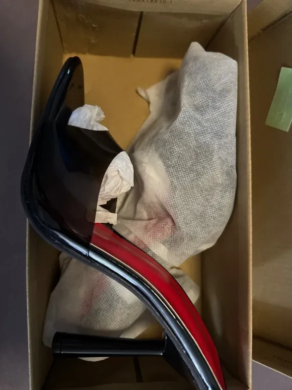 Schwarze high heels