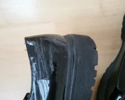Schwarze Mary-Jane/Halbschuh
