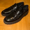 Schwarze Penny Loafer H&M Gr. 42 – Dark Academia / 90s Look