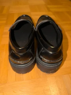 Schwarze Penny Loafer H&M Gr. 42 – Dark Academia / 90s Look