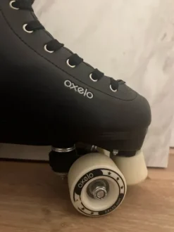 Schwarze Rollschuhe Oxelo