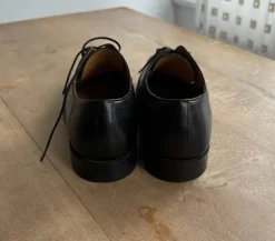 Schwarzer Leder Herren Schuh von Zanon&Zago Größe 42