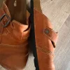 Sehr robuste Echtleder- Latschen