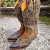 Sendra Cowboy Stiefel / Western Boots Leder 40