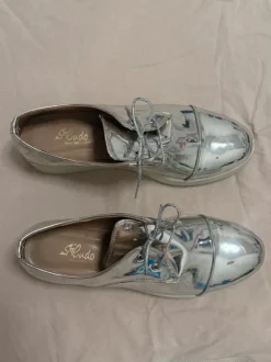 Silber holographische Schuhe