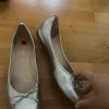 silberne ballerinas