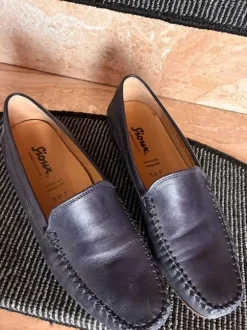 Sioux Leder Loafer Mokassins marineblau Gr 39,5 bequem