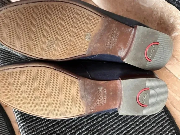 Sioux Leder Loafer Mokassins marineblau Gr 39,5 bequem