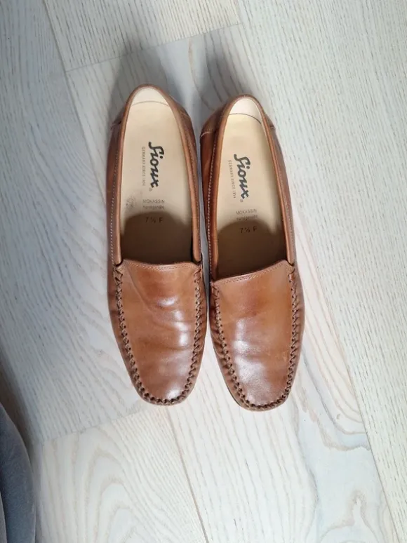 Sioux Mokassin handgenäht UK 7,5 EUR 41,5 wie neu