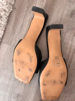 Slides Sandalen Kitten Heels
