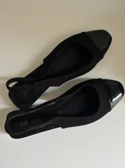 Slingback Ballerinas schwarz Gr 39