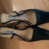 Slingpumps aus Leder