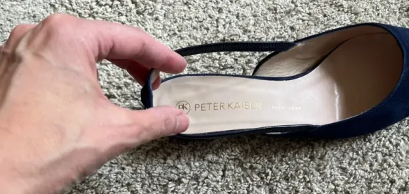 Slingpumps, Ballerinas aus Leder von Peter Kaiser