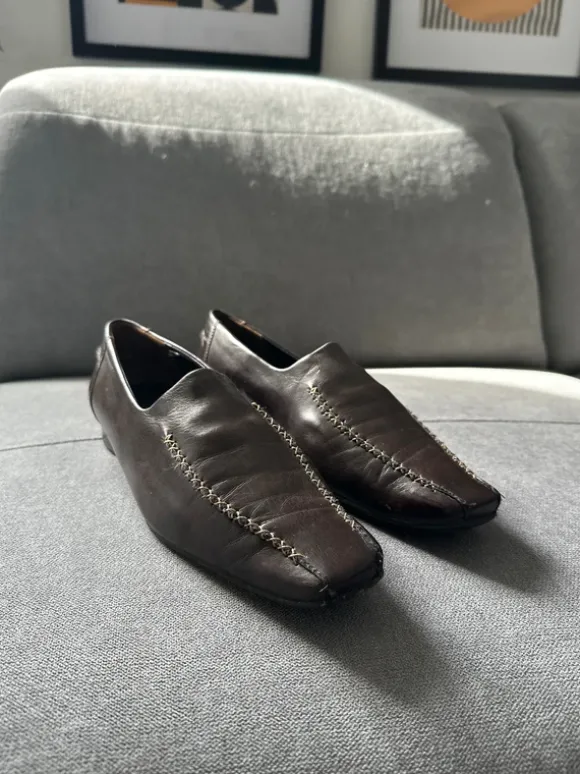 Slip-On Lederschuhe