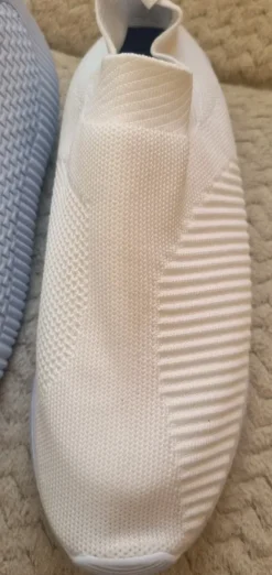 Slipper, Shein, weiß, leicht, neu, Gr.42