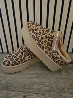 Sloffen maat 40 leopard