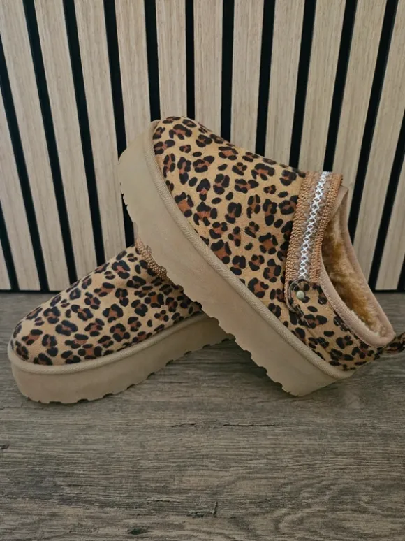 Sloffen maat 40 leopard