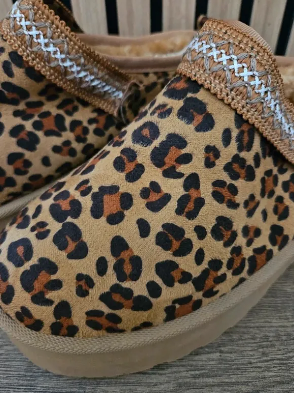 Sloffen maat 40 leopard