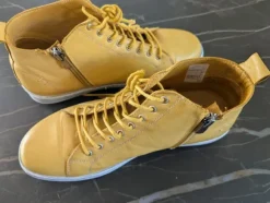 Sneaker, Andrea Conti, Safrangelb, 40