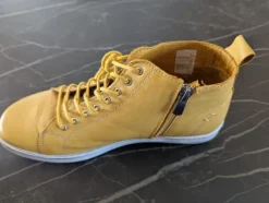 Sneaker, Andrea Conti, Safrangelb, 40