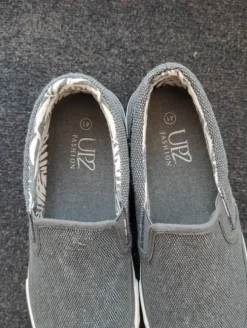 Sommer Frühling Slipper Schlüpfschuh Herren Jungen grau 41